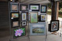 Partial Art & Photo Display for the 2015 “Art on the Green Show”